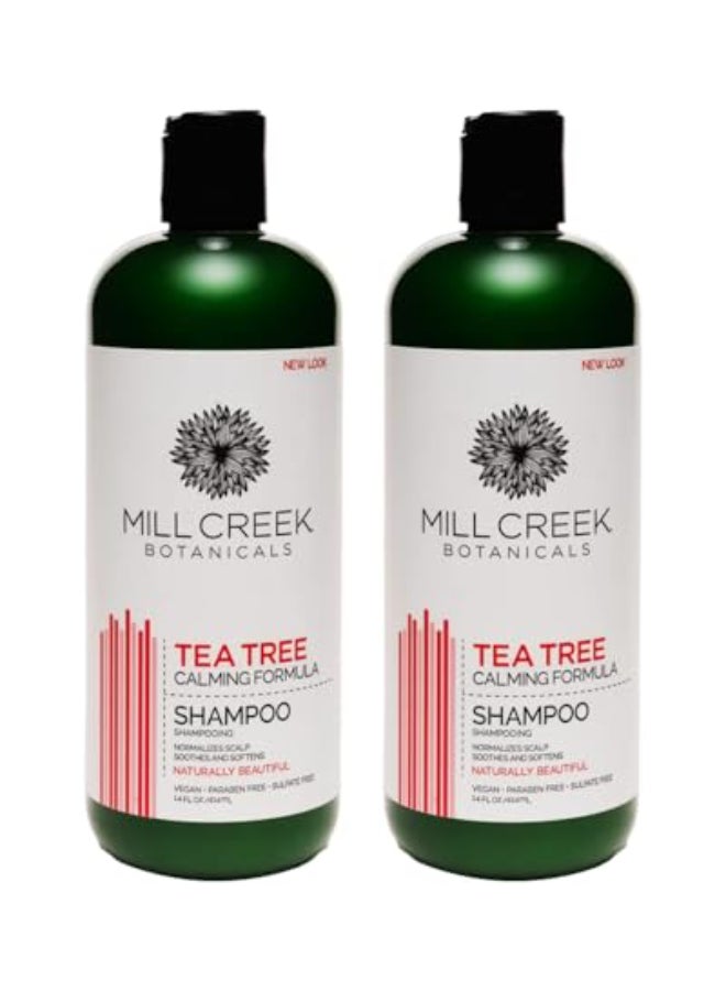 Mill Creek Botanicals Tea Tree Shampoo 14 oz 2 pack - Image 1