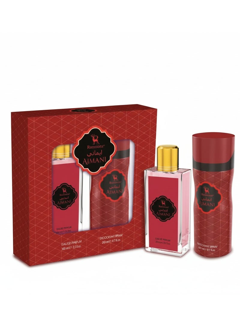 AIMANI Gift Set – Eau de Parfum 100ml + Deodorant Spray 200ml