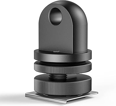Starbea Starbea Seafrogs Diving Cold Shoe Adapter, YS Head Dual Nut Screw Stand Aluminium Camera Hot Shoe Mount, for Flashlight - Image 1