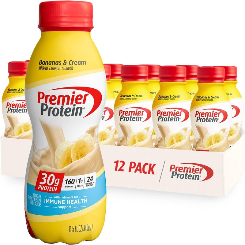 Premier Protein Shake - Bananas & Cream Flavor - Image 1