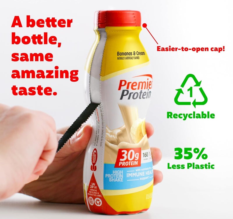 Premier Protein Shake - Bananas & Cream Flavor - Image 2