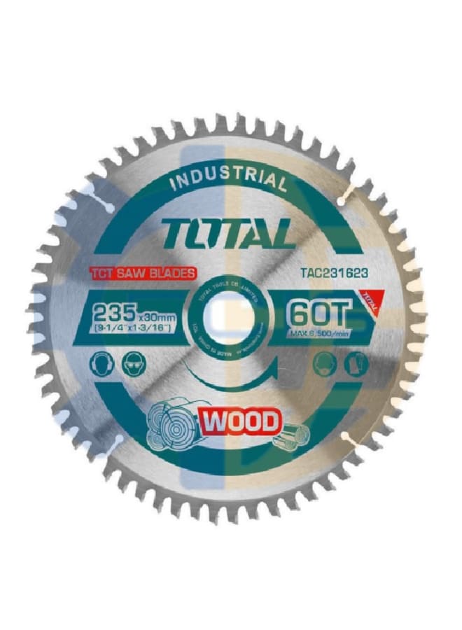 Total TAC231623 9.25" Wood Tray 60 Years