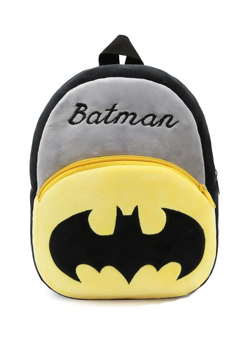 Batman Pattern Plush Toddler Backpack  - Image 1