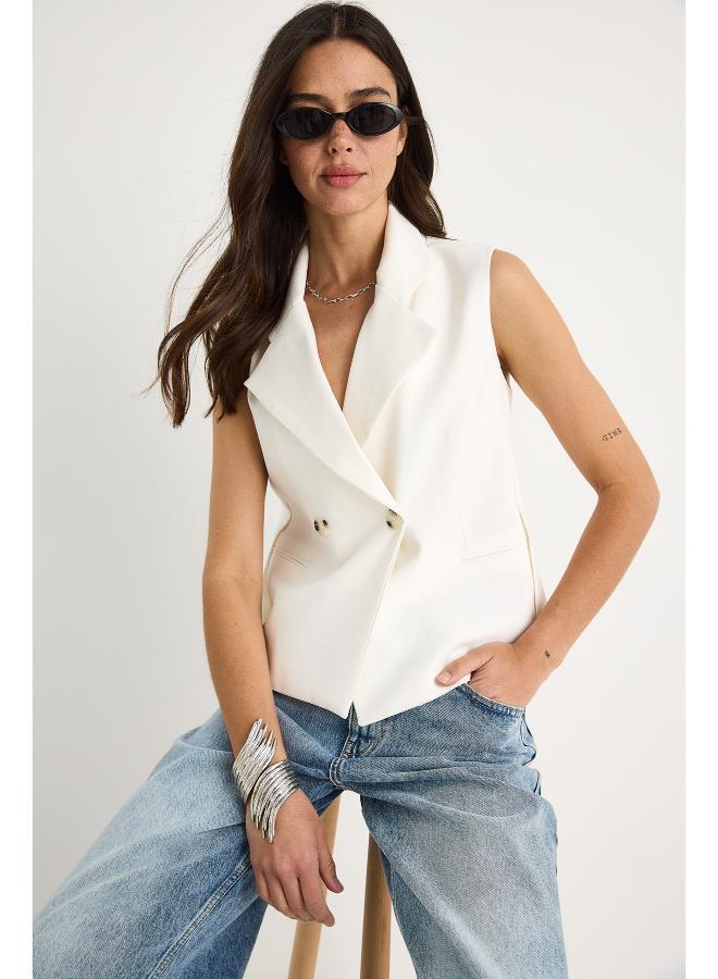 جينجر سترة مفصلة بأزرار - Image 1