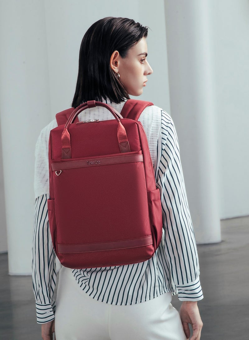 شانتريا CB00639 شنطة لاب توب بزنس مقاومه للماء مناسبه للاناث ذات مساحه تخزينية كبيره جوده عاليه بميداليه من شانتريا - احمر - Image 4