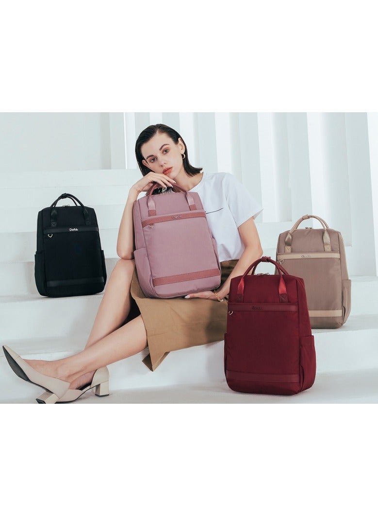 شانتريا CB00639 شنطة لاب توب بزنس مقاومه للماء مناسبه للاناث ذات مساحه تخزينية كبيره جوده عاليه بميداليه من شانتريا - احمر - Image 5