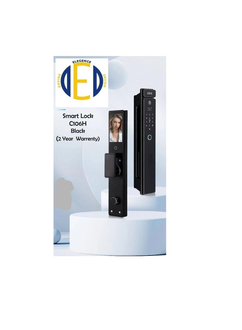 Elegance Smart Lock With Camera C106H (black) - Image 2