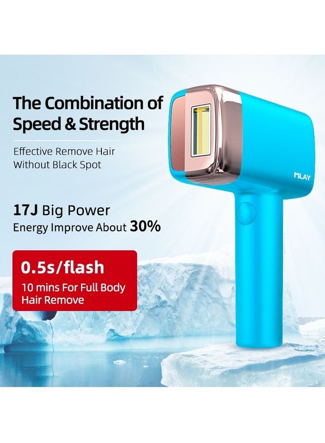 MLAY T14 Face 500000 Pulses Quartz Lamp For Updated IPL Ice Laser Painless Hair Removal Device - Image 3
