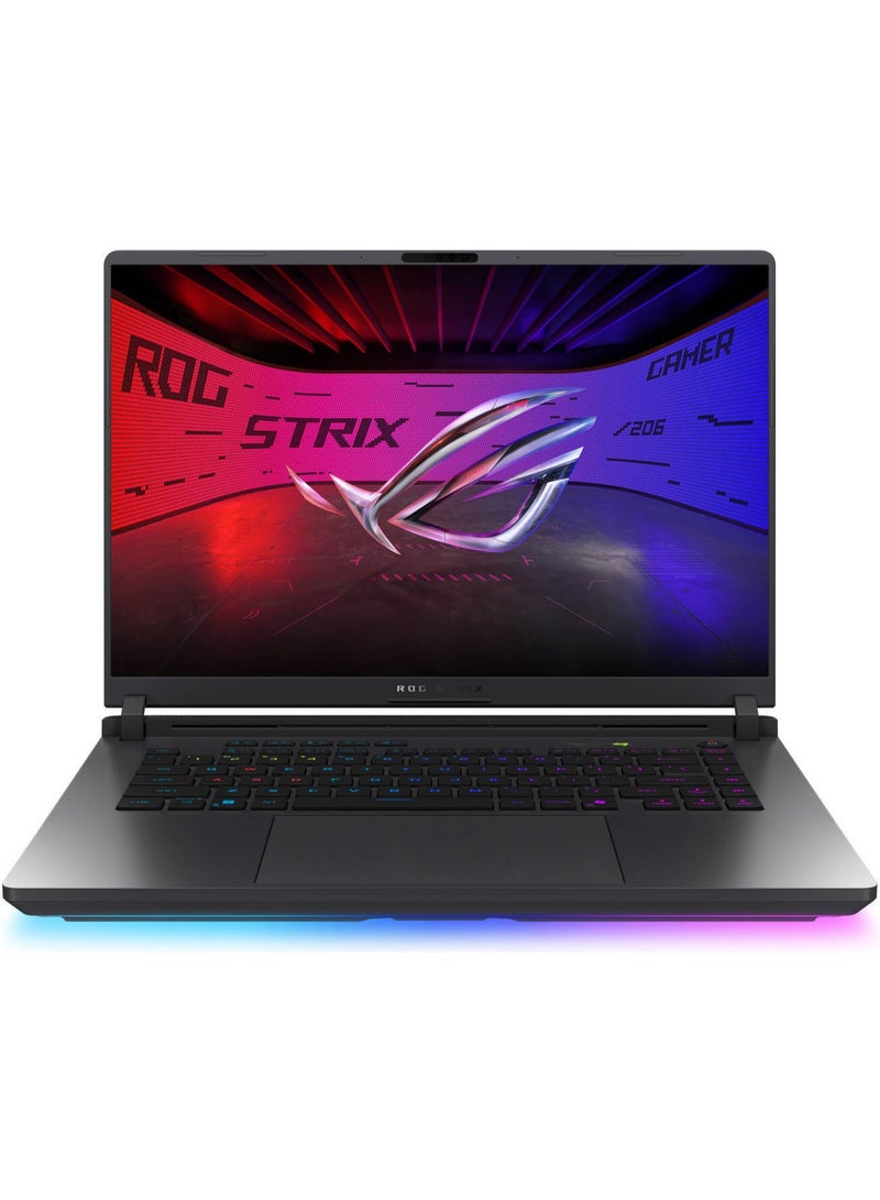 أسوس لابتوب الألعاب ROG Strix G16 G615JMR بشاشة 16 إنش FHD+ IPS بتردد 165Hz، مع معالج Intel Core i7-14650HX/ذاكرة RAM سعة 16GB/قرص SSD سعة 1TB/بطاقة رسومات GeForce RTX 5060 سعة 8GB/نظام Windows 11 - Image 1