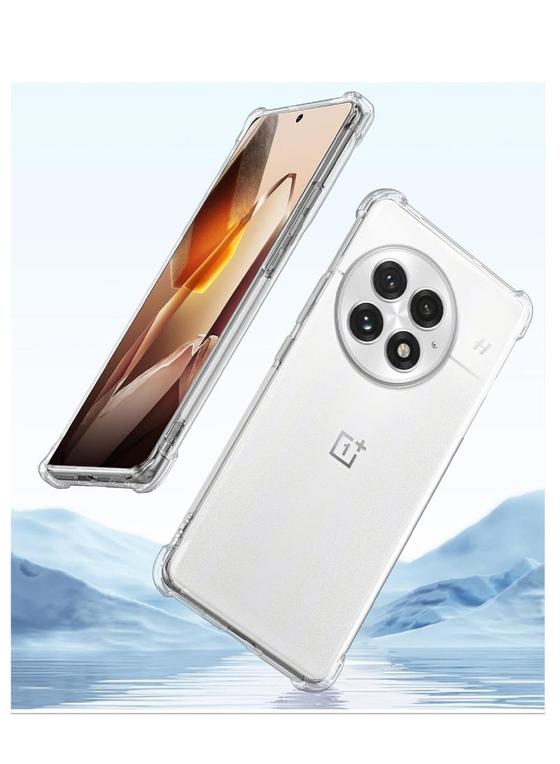 BORTONY OnePlus 13 Case Cover Crystal Clear Shockproof Silicone Case with Camera Protection Soft TPU Anti-Scratch Air Cushion Protection for OnePlus 13 5G 2025 - Image 5