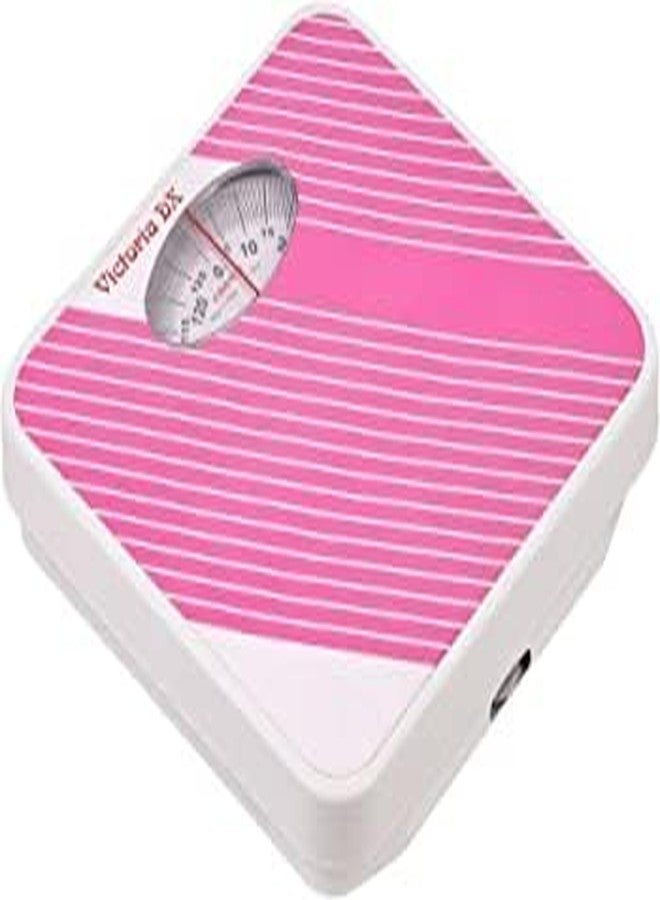 CROWN Victoria Deluxe Personal Weighing Scale For Human Body, Manual Analog Weighing Scale upto 130 kgs capacity (Pink) - Pack of 1 - Image 4