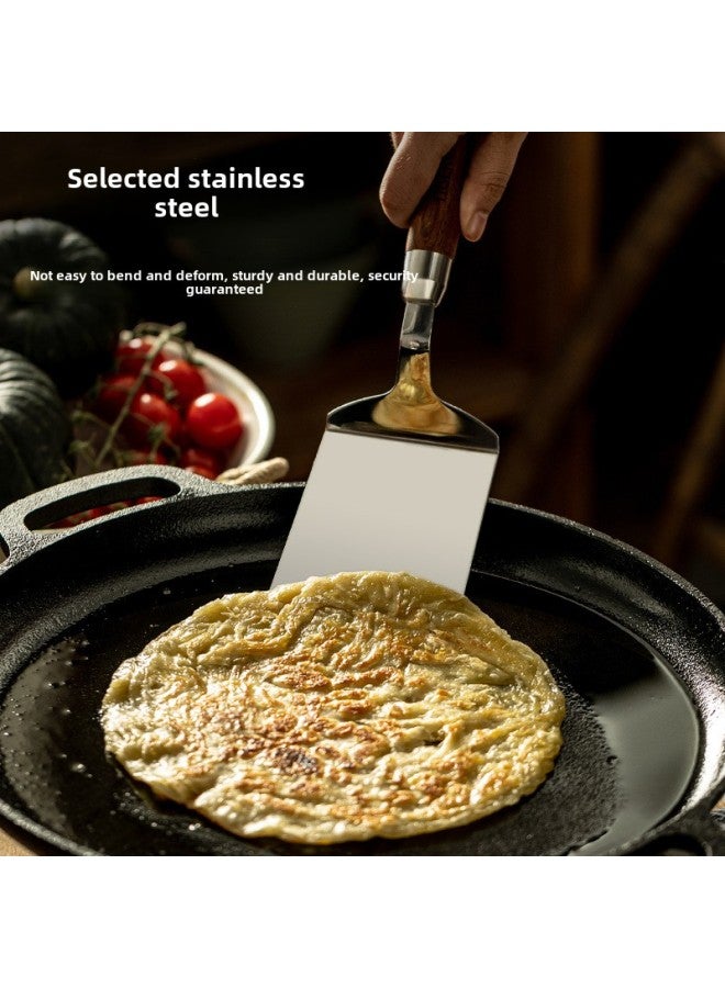 Stainless Steel Pancake Pancake Fruit Tool Cooking Steak Pizza Shovel Fried Egg Pancake Shovel Teppanyaki New-Color:Cooking And Frying Spatula [increased And Thickened] - Image 4