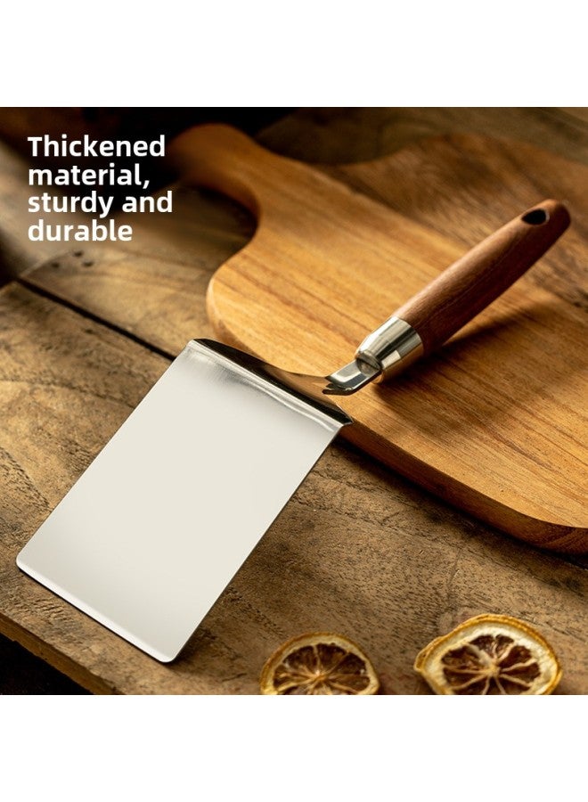 Stainless Steel Pancake Pancake Fruit Tool Cooking Steak Pizza Shovel Fried Egg Pancake Shovel Teppanyaki New-Color:Cooking And Frying Spatula [increased And Thickened] - Image 5