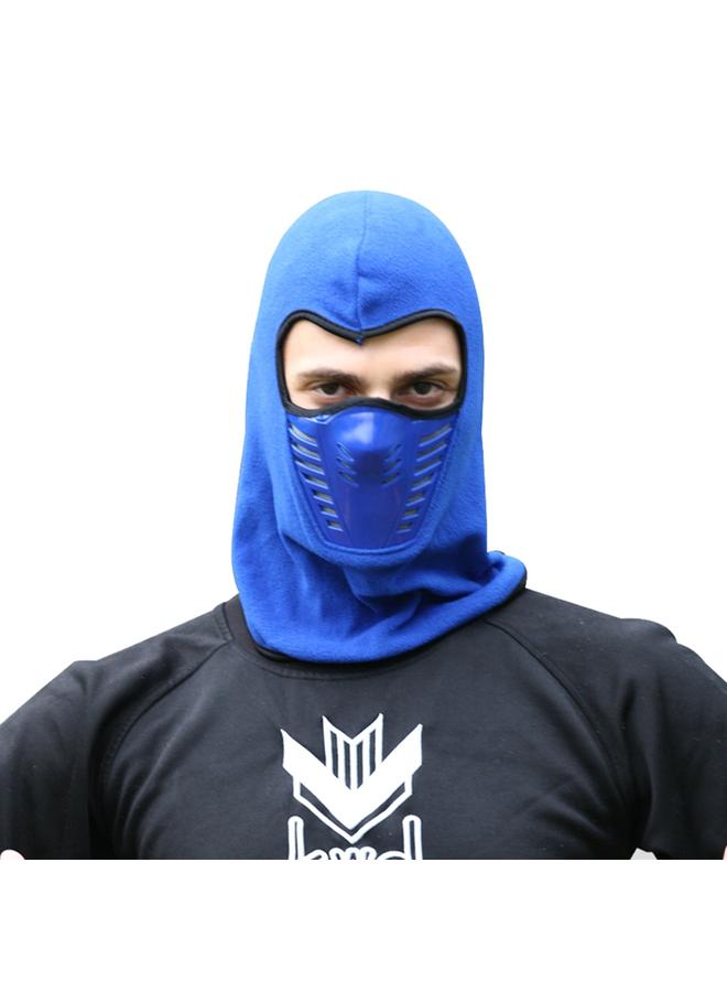 Generic Thicken Full Face Mask Windproof Warm Cap Scarf Outdoors Activities (Blue)  - Image 1
