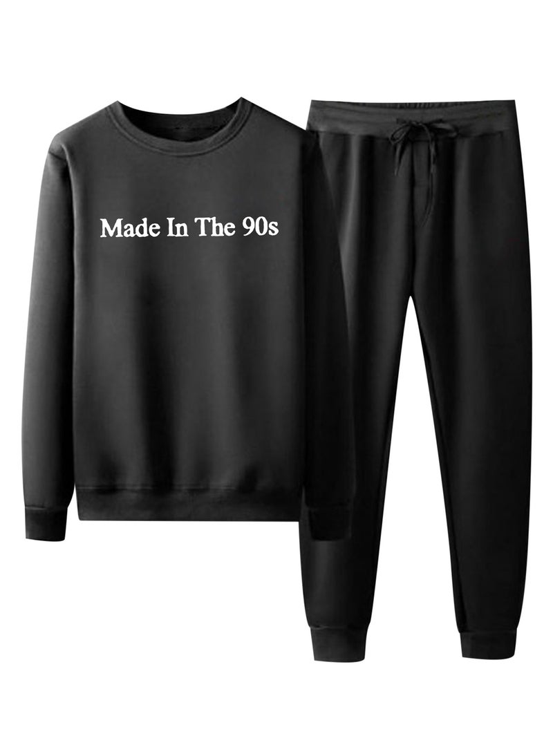 KUYING New Round Neck Sweatshirt And Pants For 2024  - Image 1