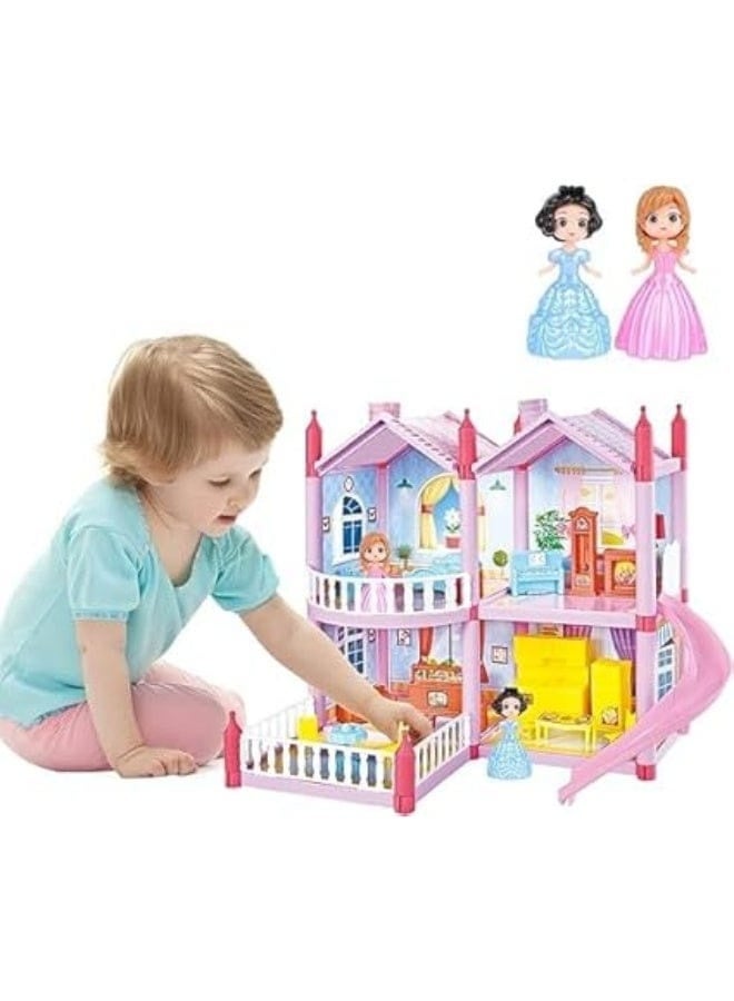 Princess House, Doll House, Dollhouse, Girls Doll House, Princess Doll House, Princess Home, Princess Castle, Doll Castle, Barbie House, Barbie Doll House, Girls Toy House, Kids Play House, Multi-Story Doll House, Multi-Level Princess House, Doll House with Furniture, Princess House with Furniture, Toy House with Furniture, Doll House with Accessories, Doll House Complete Set, Girls Play House, Pink Doll House, Dream Castle for Girls, Princess Home Toy, Luxury Doll House, Large Doll House, Assemble Doll House, Princess House Toy, Doll House Toy, Kids Doll House, Girls Doll House with Furniture, Multi-Room Doll House, Princess House with Balconies, Educational Toy House - Image 3
