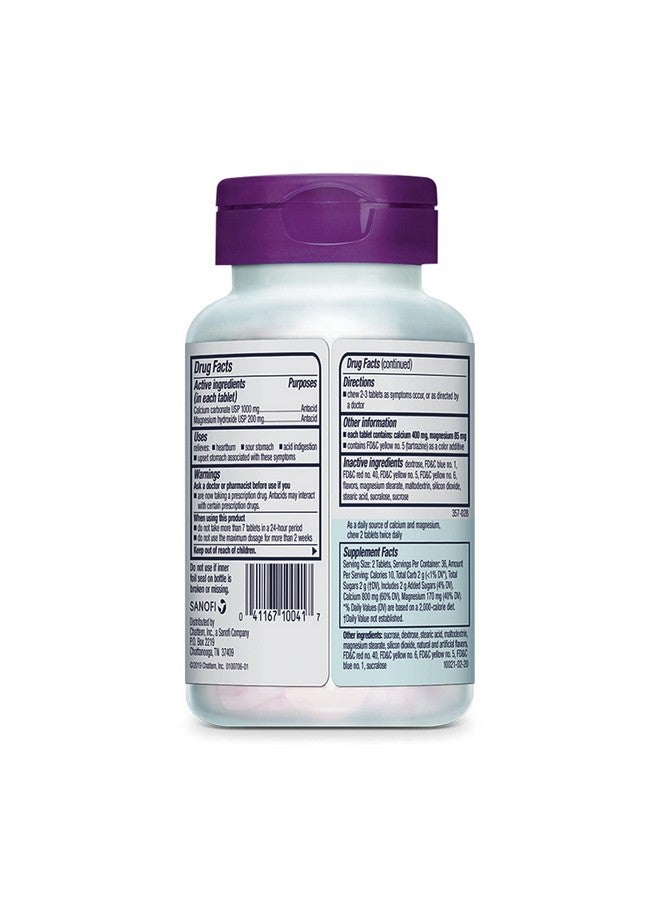 Rolaids Ultra Strength Antacid, 72 Chewable Tablets, Assorted Fruit, Ultra Strength Heartburn Relief - Image 2