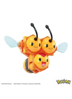 MEGA Construx Pokemon Series 17 Combee Figure Building Set With Friend Poke Ball  - Image 5