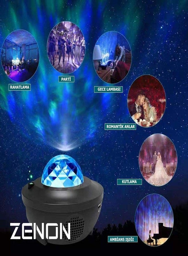 Zenon Smart Starry Projector Light-Blth+Music+7Different Ambiance - Image 4