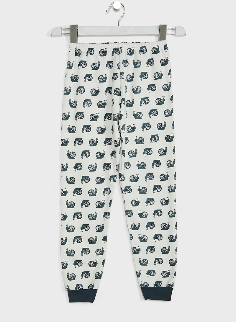 Petit Bateau Kids Log Pyjama Set