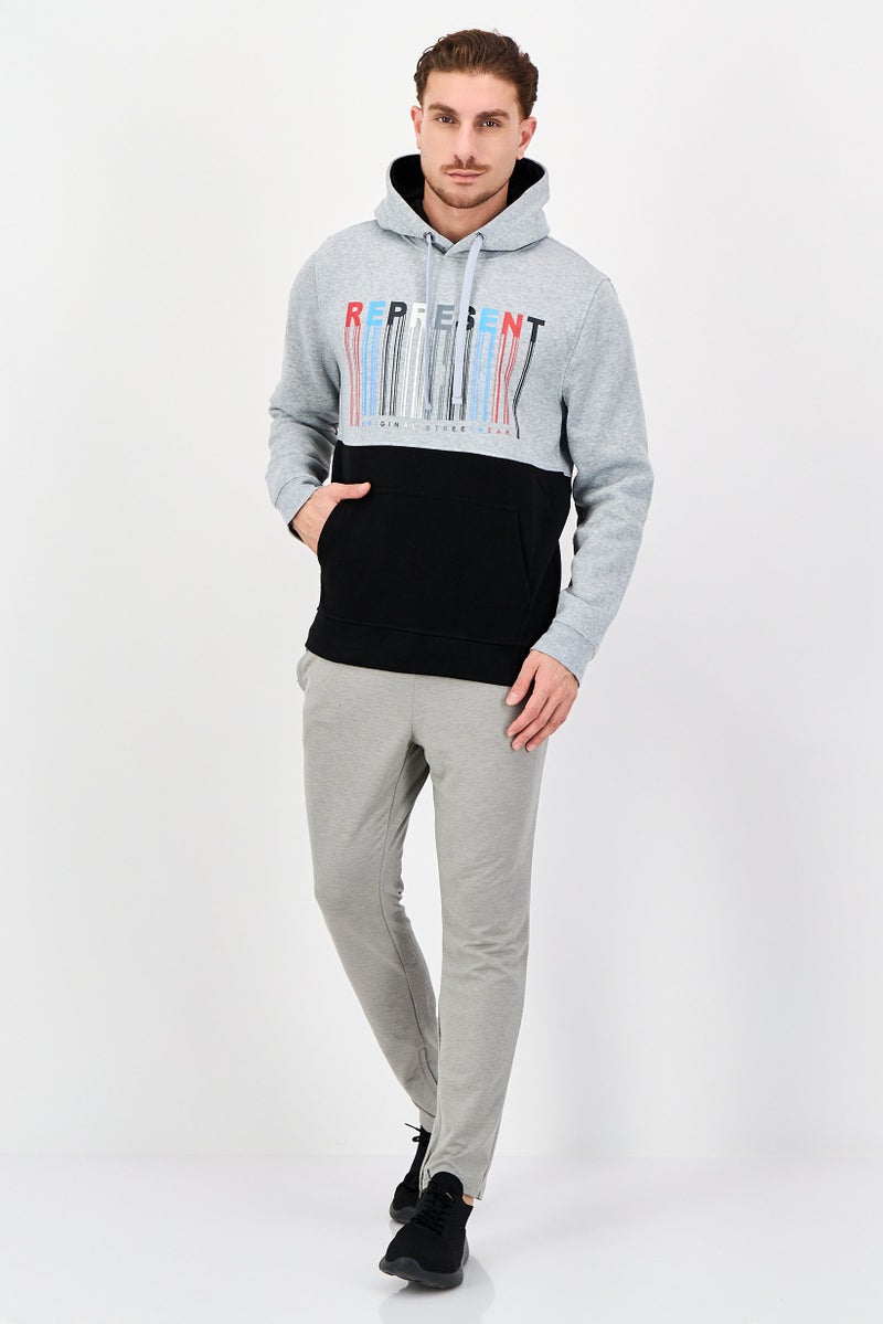 Akademiks Men Long Sleeve Graphic Print Hoodie, Multicolor - Image 4