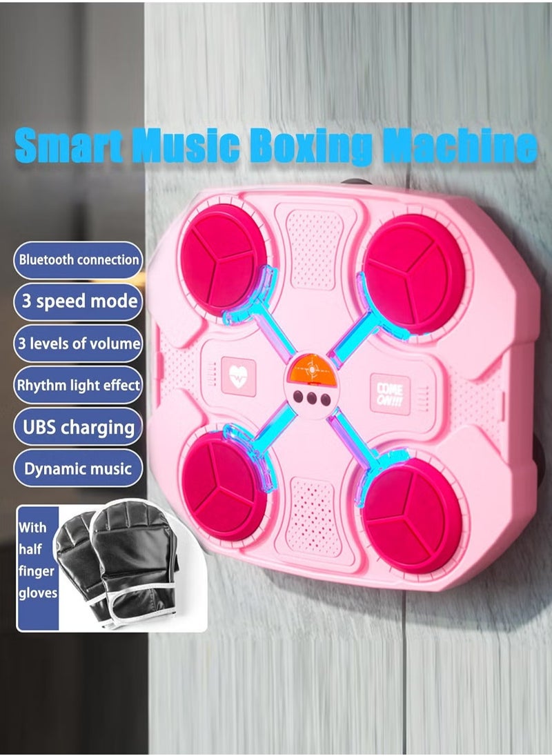 Rally - Musical Boxing Machine for Adults and Kids, Home Wall Mounted Musical Boxer, Smart Electronic Boxing Equipment Pads for Agility and Boxing Training, Gear Boxing Machine - Image 1