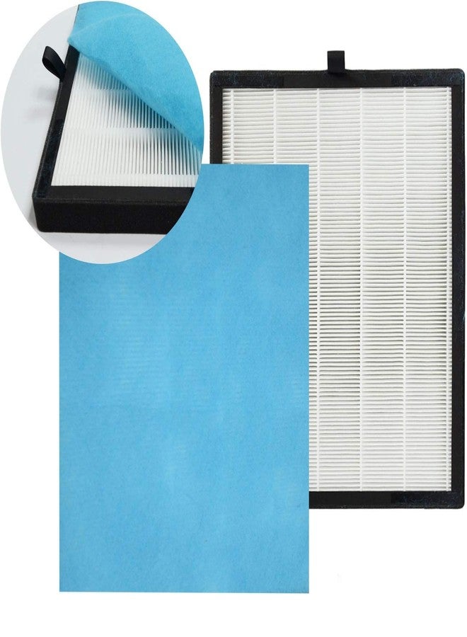 KVV H13 True HEPA Air Filter, 4-Stage Air Purifier Filter with Activated Carbon, For Large Room Filter Pollen Smoke Dust Pet Dander, Compatible with KVV Air Purifier - Image 3