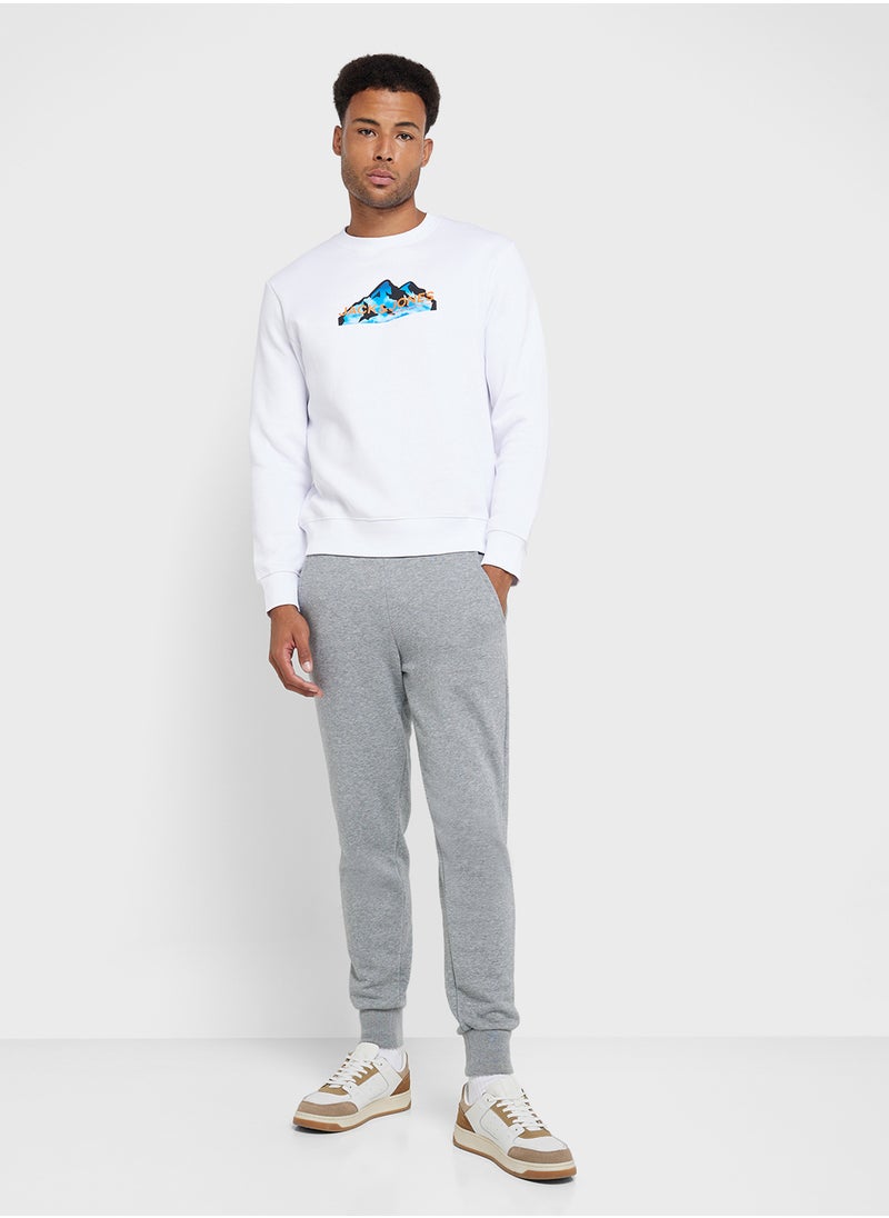 JACK & JONES - Jcomountain Mountain Print Sweatshirts - Image 1