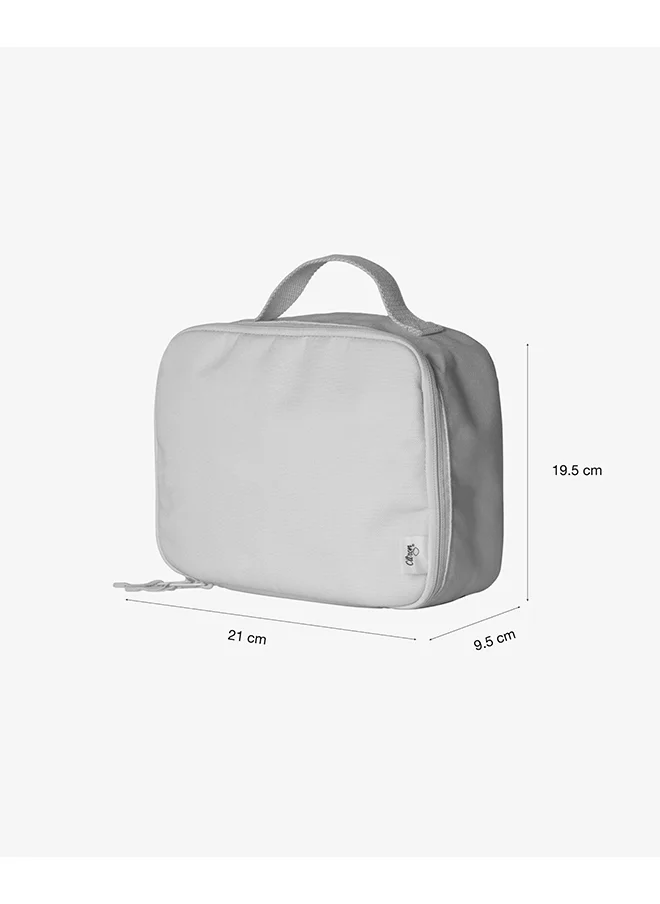 Citron Insulated Square Lunch Bag For Kids School, Bpa Free, Recycled Pet Material Lunch Bag - Caramel