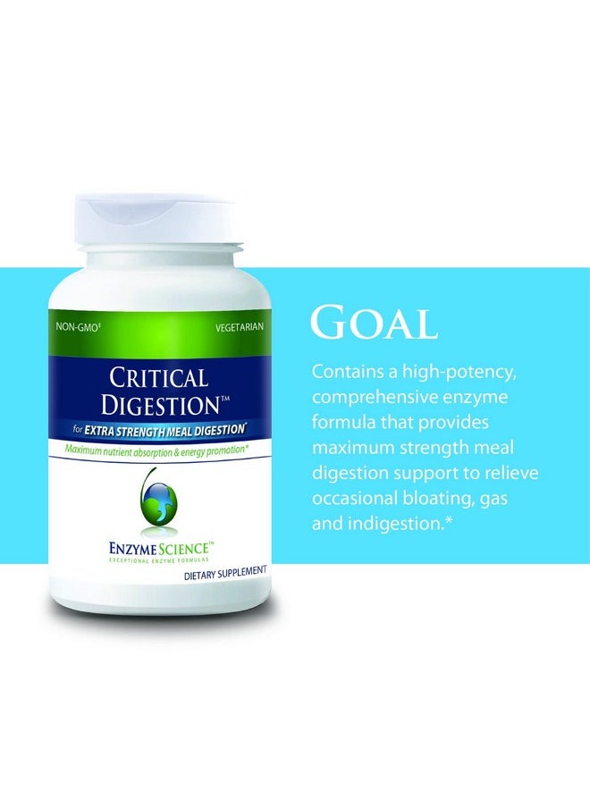 Enzyme Science Enzyme Science Critical Digestion, 30 Capsules - High Potency Support for Digestion, Bloating, & Irregularity - with Probiotics - Gut Health Formula -Vegetarian - Non-GMO  - Image 5