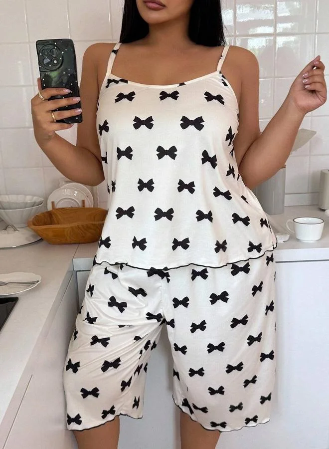 تايك تو Plus-Size Shorts Pajama Set