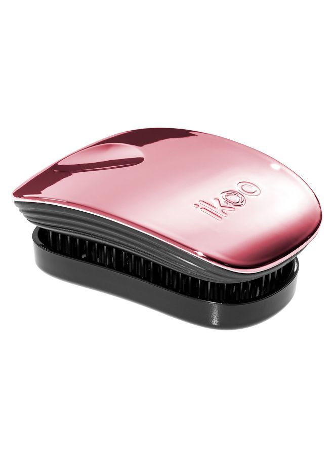 NIBEMINENT Pocket Hair Brush Black/Rose Metallic - Image 1
