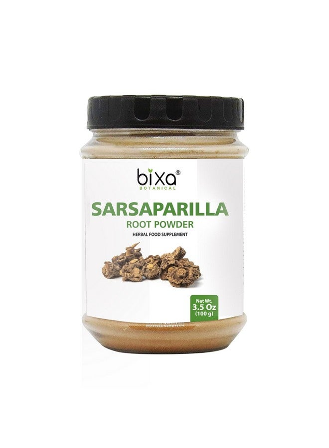 bixa BOTANICAL Sarsaparilla Root Powder (HEMIDESMUS INDICUS) - 100g(3.5 Oz) Pack of 1| Natural Blood Purifier & Cooling Agent |Anti Oxidant Herbal Supplement - Image 1