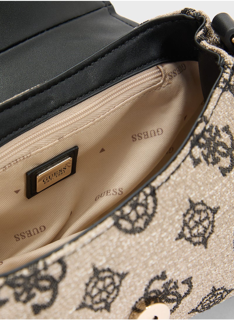 GUESS Beyza Flap Shoulder Bag  - Image 5