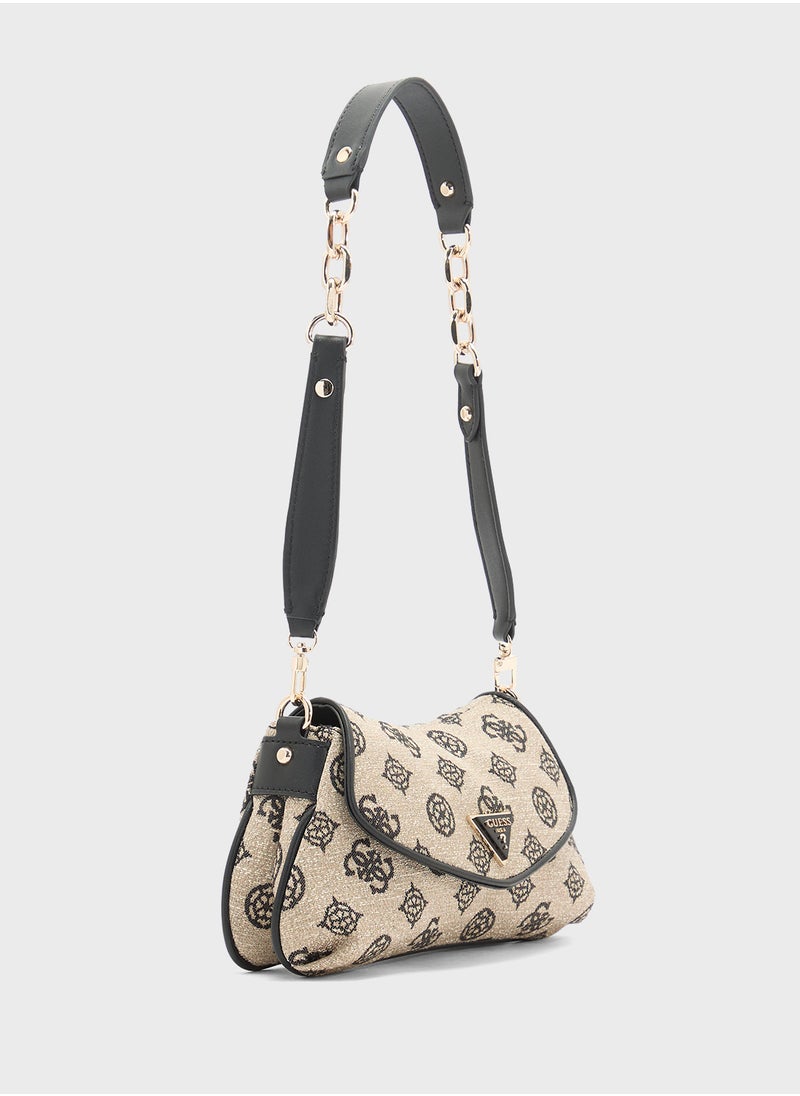 GUESS Beyza Flap Shoulder Bag  - Image 3