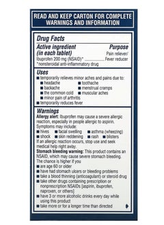 Advil Advil, Ibuprofen Tablets, 200 mg, 100 Coated Tablets  - Image 3