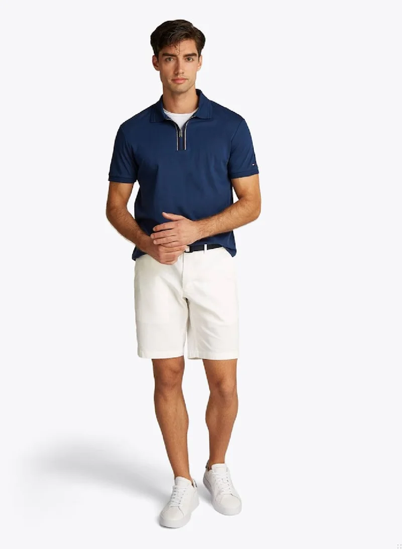 TOMMY HILFIGER Regular Fit Zip Placket Polo Shirt