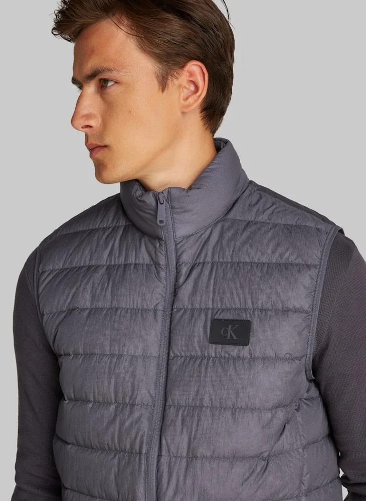 Calvin Klein Jeans Quilted Zip Through Jacket