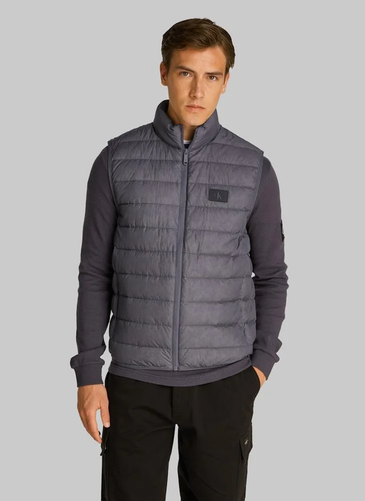 Calvin Klein Jeans Quilted Zip Through Jacket