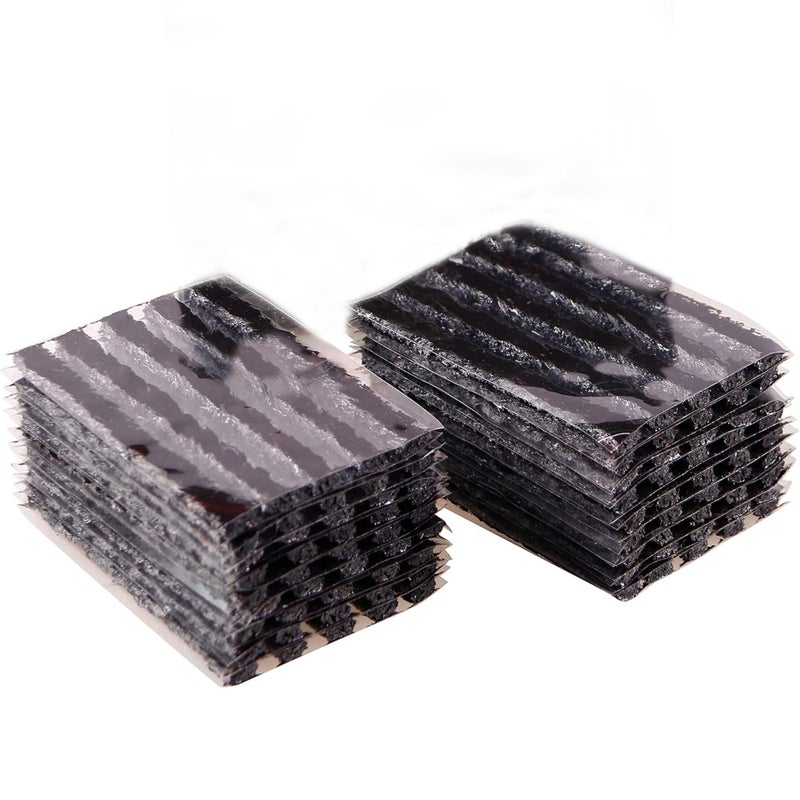 PINKJOY 90 Pack Tire Repair Strings Black 100 x 6 mm Automotive Tool Tire Repair Plugs for Tubeless OffRoad Tires Car Bike ATV UTV Wheelbarrow Mower - Image 3