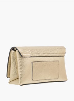 Le Confort Women Textured Crossbody Bag with Button Closure Ramadan Collection  - Image 3