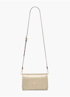 Le Confort Women Textured Crossbody Bag with Button Closure Ramadan Collection  - Image 2
