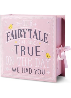 VOTUM VOTUM Baby Keepsake Box for Treasured Memories, Fairytale - Lightweight, Handcrafted Baby Boxes with 9 Labeled Compartments for First Memories - Gender Neutral Baby Shower Gifts for Girls, Boys  - Image 1