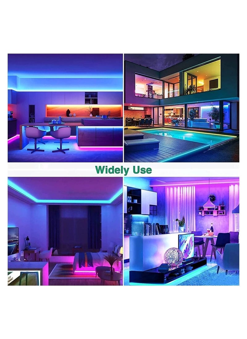 Generic - Smart Neon Strip, Smart LED Light Strip, 3m with APP Control and WiFi Music Sync, Compatible with Alexa, Google Assistant, USB LED Neon Light for Bedroom, Living Room, Game Decoration - Image 1