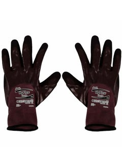 Ansell Ansell HyFlex 11-840 Nylon Light Duty Multi-Purpose Gloves with Knitwrist, Abrasion/Cut Resistant, 1.21 mil Thickness, Size 9 (PURPLE)  - Image 4