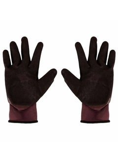 Ansell Ansell HyFlex 11-840 Nylon Light Duty Multi-Purpose Gloves with Knitwrist, Abrasion/Cut Resistant, 1.21 mil Thickness, Size 9 (PURPLE)  - Image 3