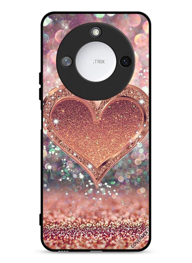 Covernex Honor X9c Smart 5G Protective Case Cover Glitter Heart  - Image 1