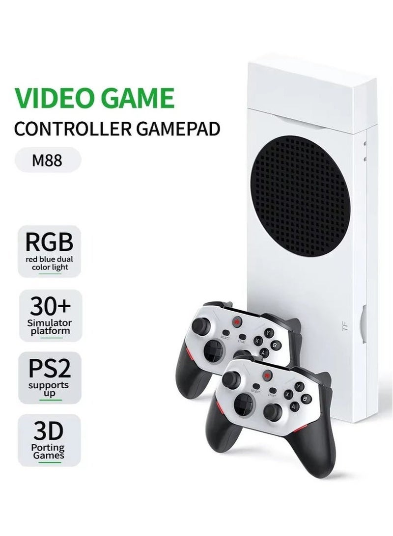 ELTRAZONE 2025 M88 Pro Retro Game Console with 128GB Built-In Storage | 4K/8K HD TV Gaming System with 30,000+ Preloaded Classic Games | Dual Wireless Controllers | Supports PS2/PSP/N64/Arcade Emulation | Expandable to 512GB | Plug & Play for TV, Kids & Family - Image 5