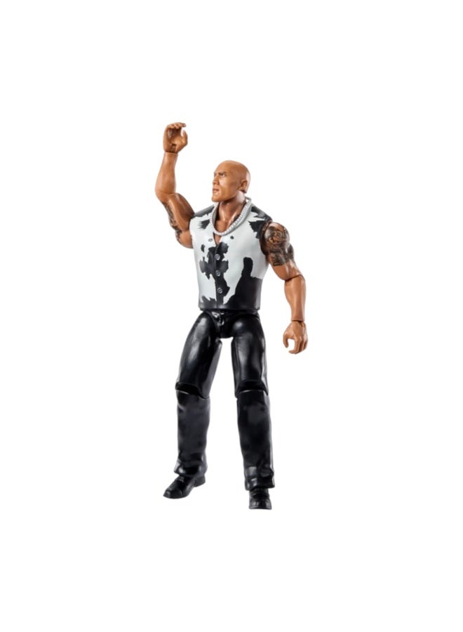 WWE Main Event Series The Rock Action Figure JGD30 - Image 4