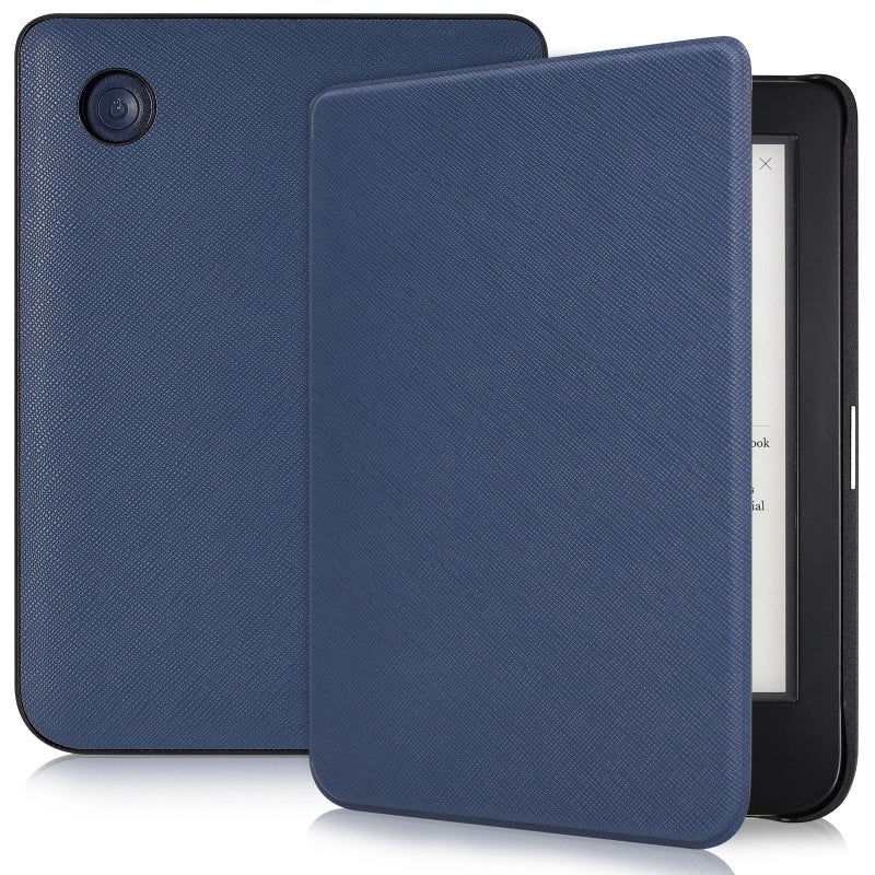 Caweet Case for Kobo Clara Colour/Kobo Clara BW 6 Inch 2024 Release, Ultra Lightweight PU Leather Shell Cover with Auto Wake/Sleep, Green - Image 1